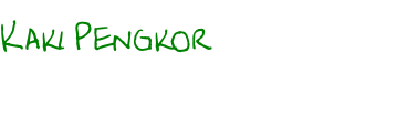Kaki Pengkor